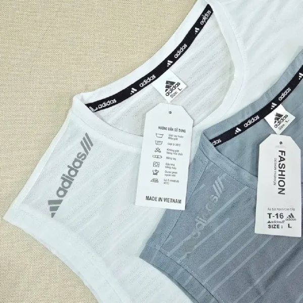 Men's Sleeveless Tank Top with 3-Stripes Design - Image 8
