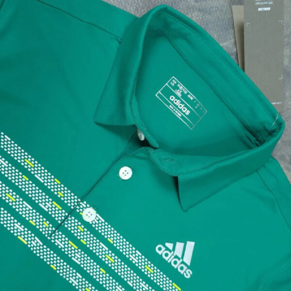 Men's Short Sleeve Checkered Golf Shirt - Image 4