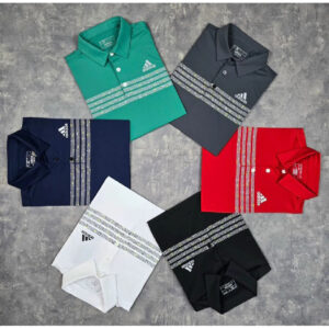 Men's Short Sleeve Checkered Golf Shirt