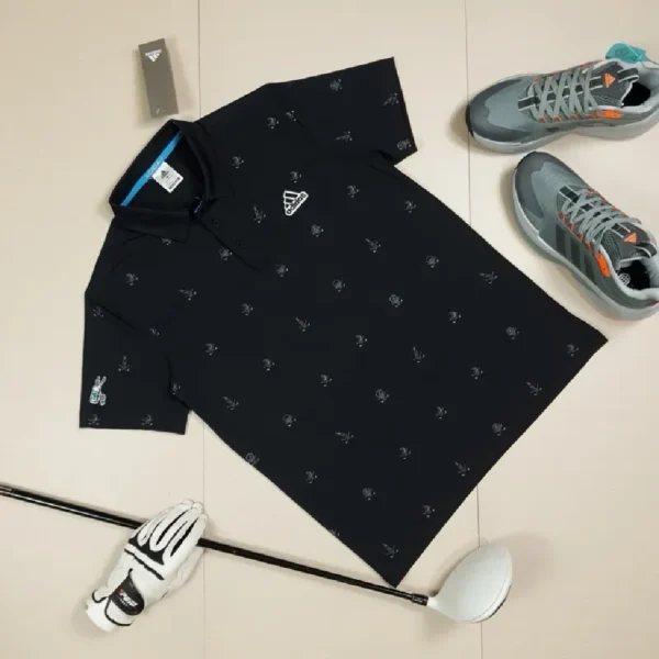 Adidas Golf Polo Shirt – Monogram Design with Embroidered Logo - Image 6