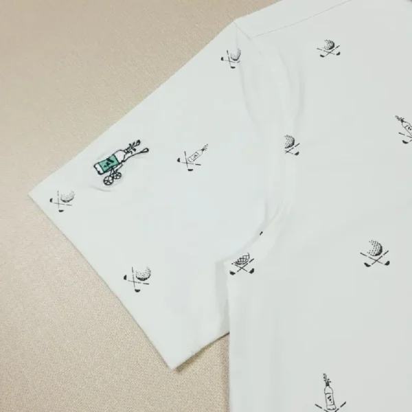 Adidas Golf Polo Shirt – Monogram Design with Embroidered Logo - Image 3