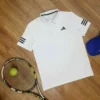 Premium Diamond Polo Shirt – Sophisticated Design and Elegant Style - White