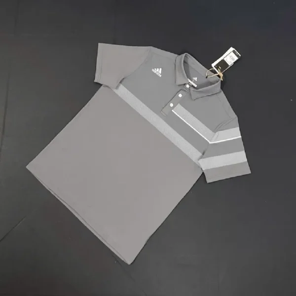Men's Premium Golf Polo Shirt – 2025 Horizontal Chest Stripe Design - Image 5